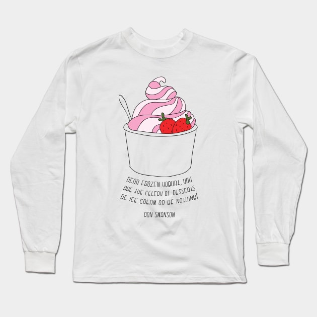 Frozen Yogurt Long Sleeve T-Shirt by jackraken